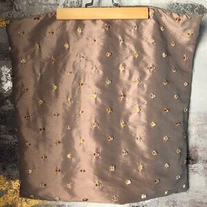 Z Gallerie Puff textured Silk Sateen Accent Pillow Sham 20X20